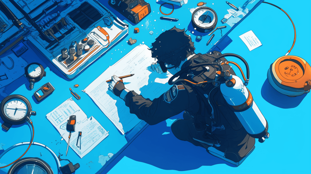 Complete Scuba Diving Certification Process: A Step-by-Step Guide 43 A diver purchasing gear and planning travel for certification.