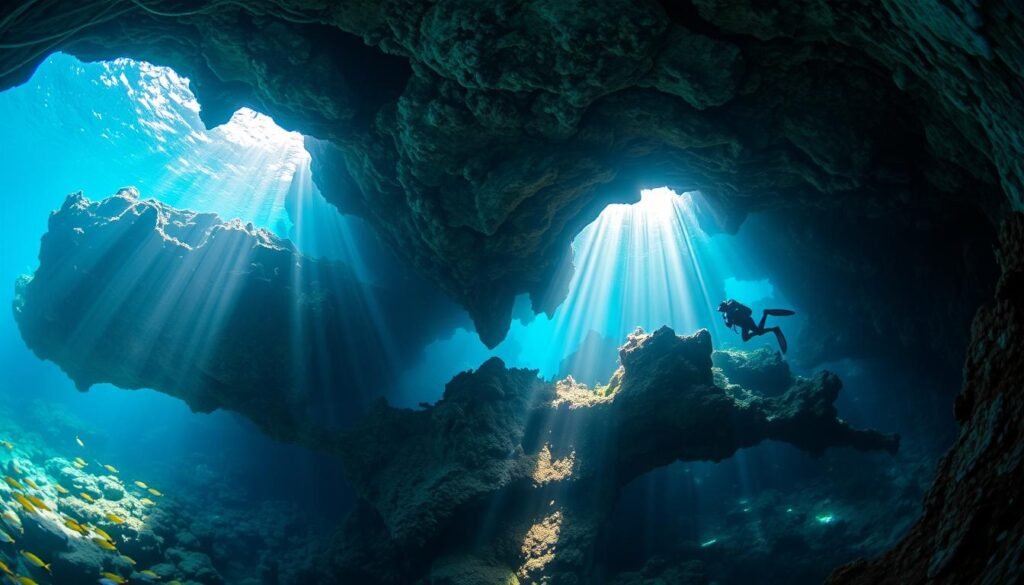 Best time for cave diving in Mexico