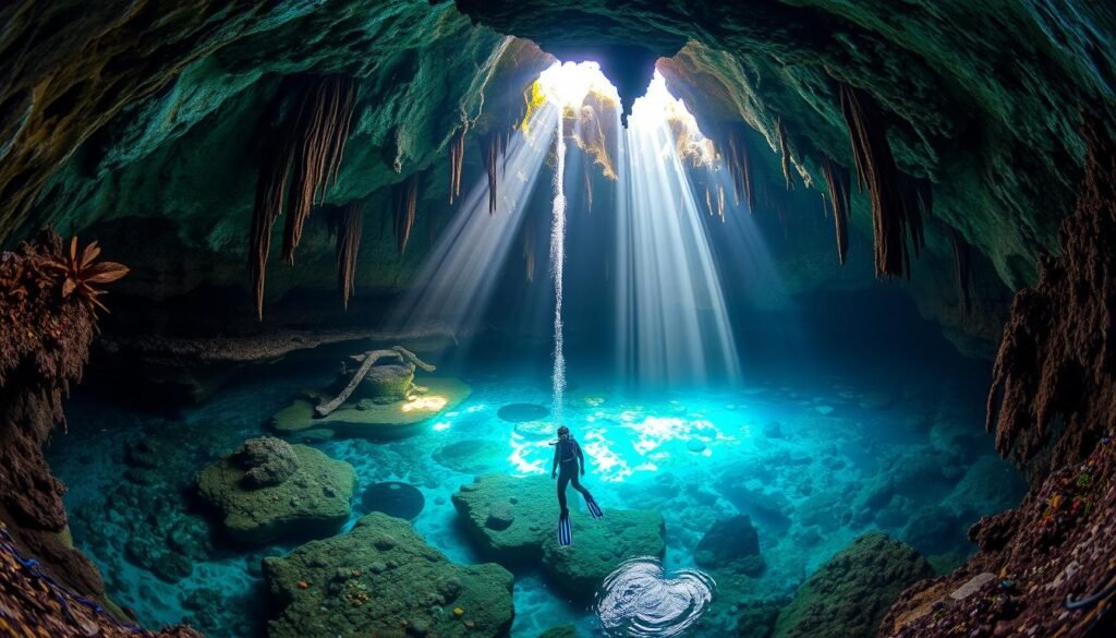 Top cenotes for cave diving in Mexico