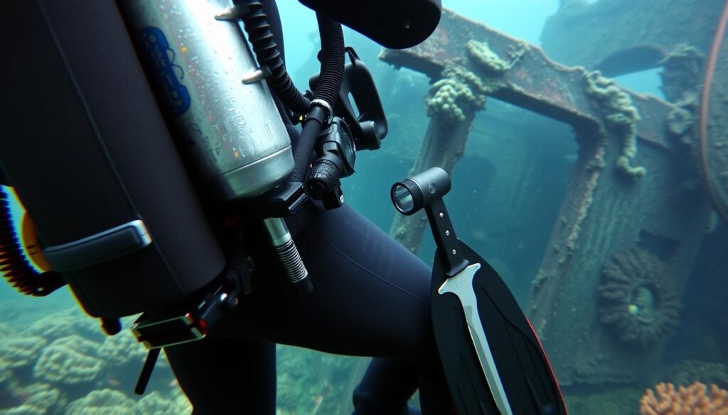 wreck diving gear