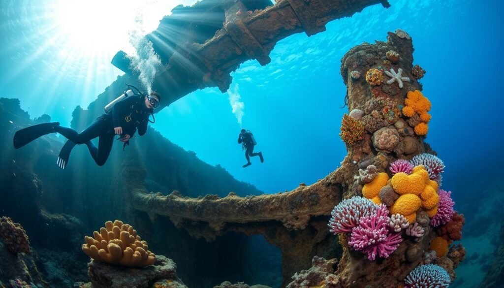 wreck diving skills