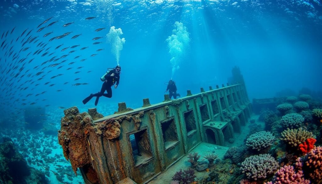 wreck diving techniques